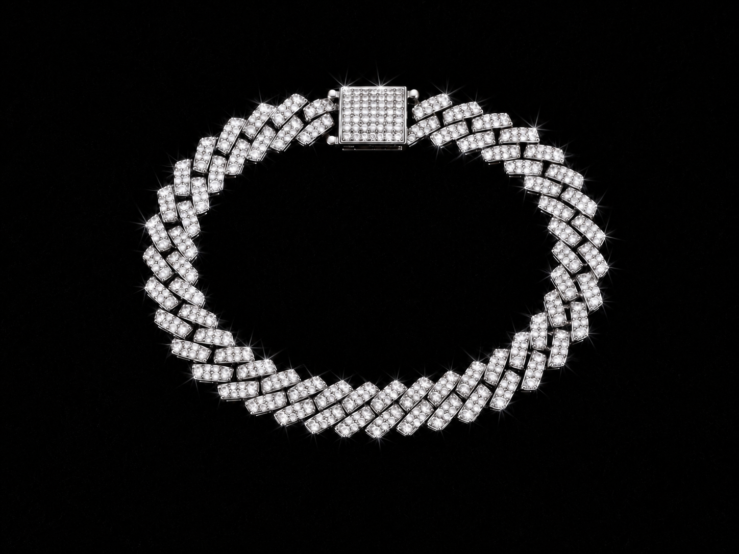 Cuban Chain Bracelet S925 + VVS